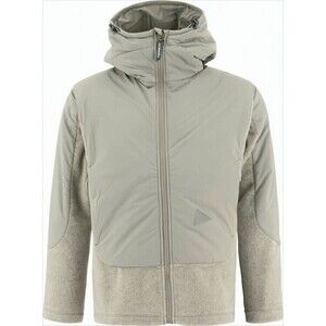 And Wander Two-Tone Padded Casual Jacket With Adjustable Hood - NWT